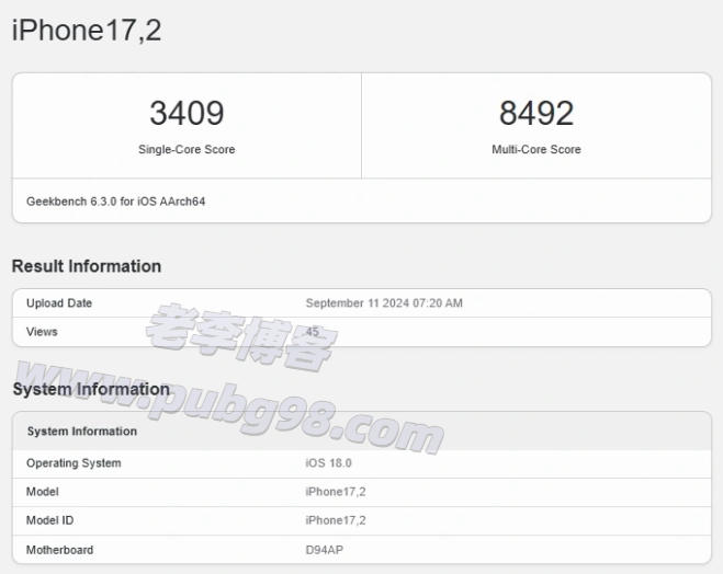 iPhone16 跑分出炉，性能已经超越 M1 芯片，发热和功耗却更低了