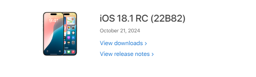 iOS 18.1 正式版即将发布，你期待吗？